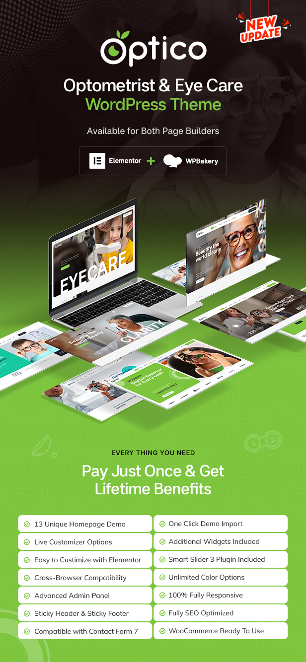 Optico | Optometrist & Eye Care WordPress Theme