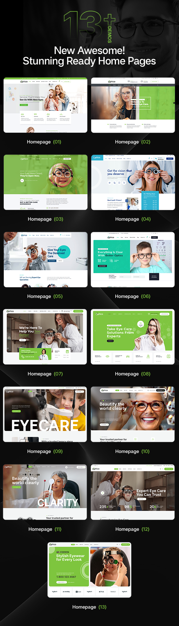 Optico | Optometrist & Eye Care WordPress Theme