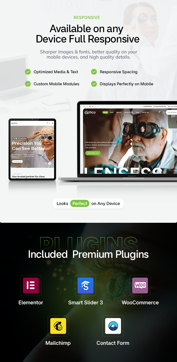 Optico | Optometrist & Eye Care WordPress Theme