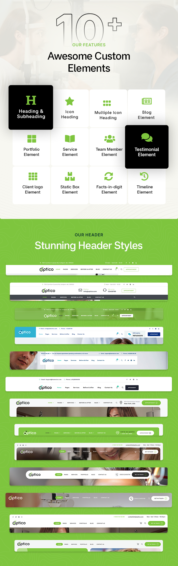 Optico | Optometrist & Eye Care WordPress Theme