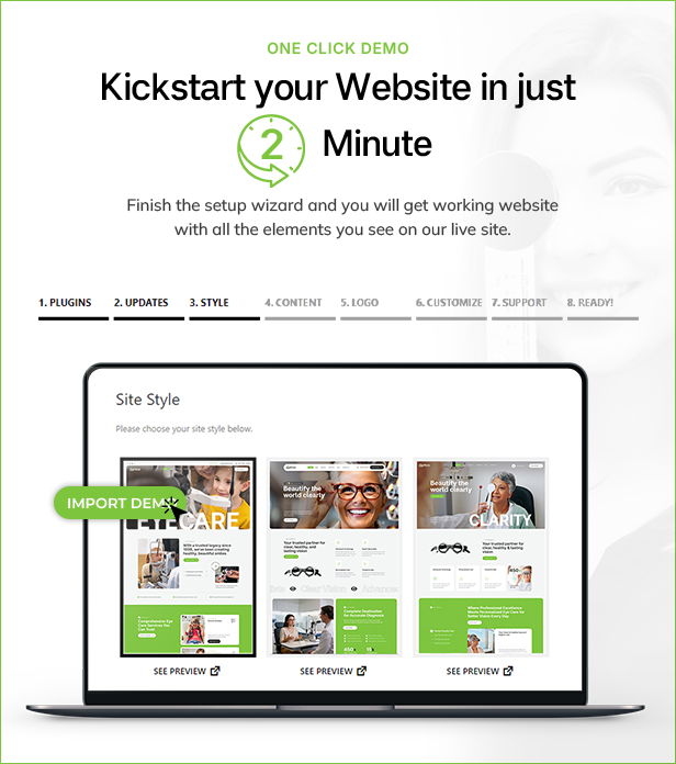 Optico | Optometrist & Eye Care WordPress Theme